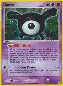 Unown #X from Unseen Forces