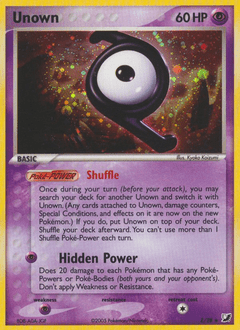 Unown #Z from Unseen Forces