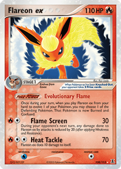 Flareon ex #108 by Ryo Ueda