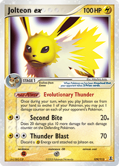 Jolteon ex #109 from Delta Species