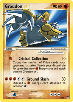 Groudon Star #111 from Delta Species