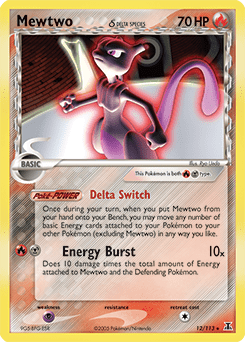 Mewtwo δ #12 by Ryo Ueda