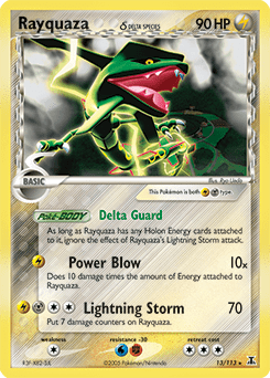 Rayquaza δ #13 by Ryo Ueda