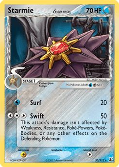 Starmie δ #30 from Delta Species