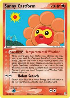 Sunny Castform #31 from Delta Species