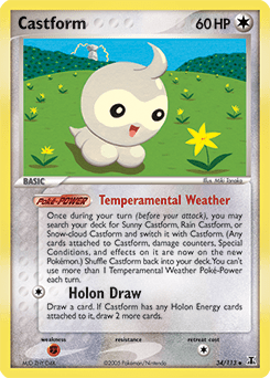 Castform #34 from Delta Species