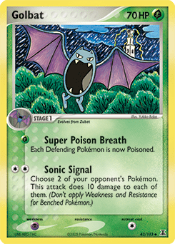 Golbat #43 from Delta Species
