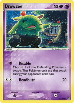 Drowzee #67 from Delta Species