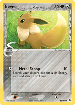 Eevee δ #68 from Delta Species