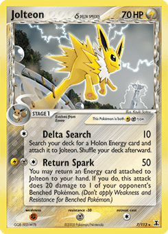Jolteon δ #7 from Delta Species