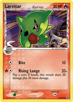 Larvitar δ #73 from Delta Species