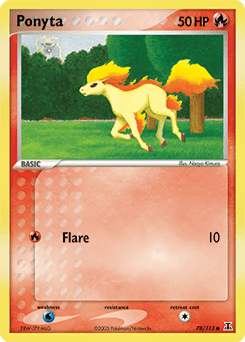 Ponyta #78 from Delta Species