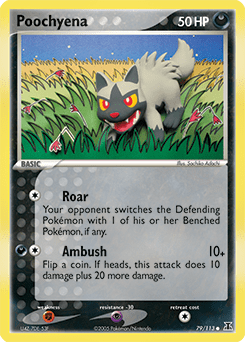 Poochyena #79 from Delta Species