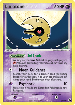 Lunatone #20 from Legend Maker