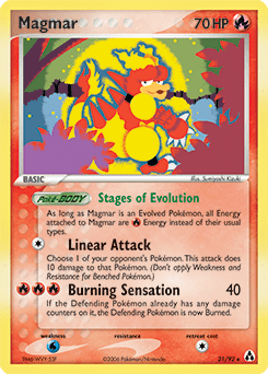 Magmar #21 from Legend Maker