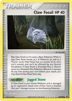 Claw Fossil #78 from Legend Maker