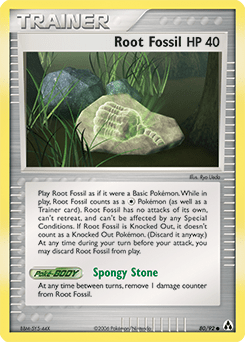 Root Fossil #80 from Legend Maker