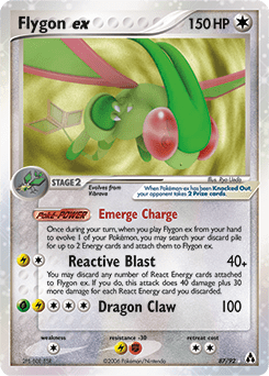 Flygon ex #87 from Legend Maker
