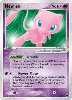 Mew ex #88 from Legend Maker