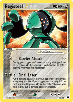 Registeel Star #92 from Legend Maker