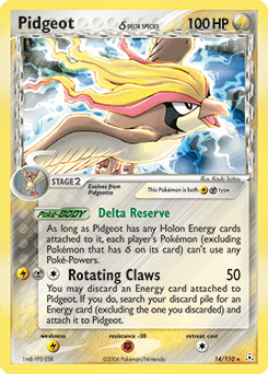 Pidgeot δ #14 from Holon Phantoms