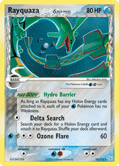Rayquaza δ #16 from Holon Phantoms