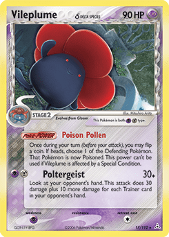 Vileplume δ #17 from Holon Phantoms