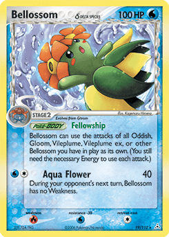 Bellossom δ #19 from Holon Phantoms