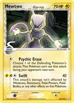 Mewtwo δ #24 by Ryo Ueda