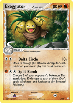Exeggutor δ #41 from Holon Phantoms