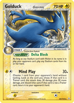 Golduck δ #43 from Holon Phantoms