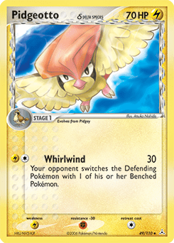 Pidgeotto δ #49 from Holon Phantoms