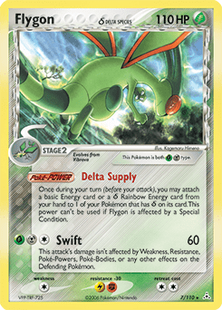 Flygon δ #7 from Holon Phantoms