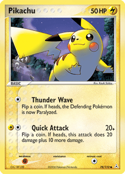 Pikachu #78 from Holon Phantoms