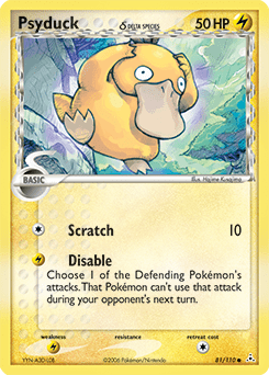 Psyduck δ #81 from Holon Phantoms