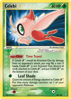 Celebi Star #100 from Crystal Guardians