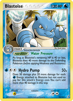 Blastoise #14 from Crystal Guardians