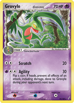 Grovyle δ #19 from Crystal Guardians