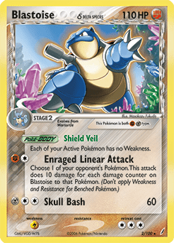 Blastoise δ #2 from Crystal Guardians