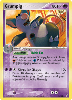 Grumpig #20 from Crystal Guardians
