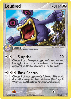 Loudred #23 from Crystal Guardians