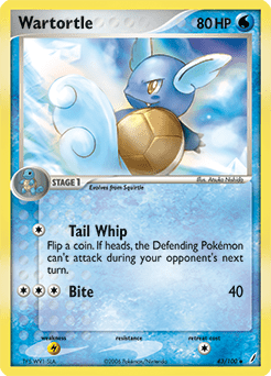 Wartortle #43 from Crystal Guardians