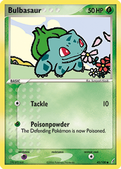 Bulbasaur #45 from Crystal Guardians