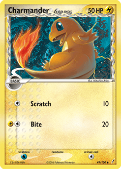 Charmander δ #49 from Crystal Guardians