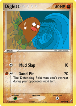 Diglett #50 from Crystal Guardians