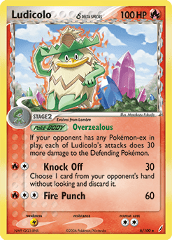 Ludicolo δ #6 from Crystal Guardians