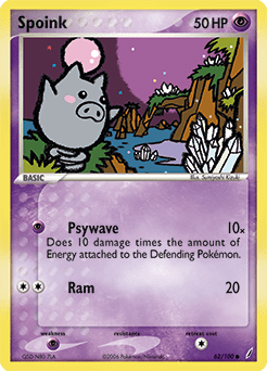 Spoink #62 from Crystal Guardians