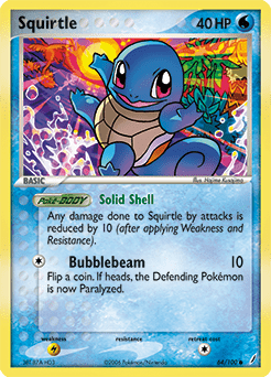 Squirtle #64 from Crystal Guardians