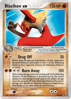Blaziken ex #90 from Crystal Guardians