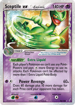 Sceptile ex δ #96 by Shizurow